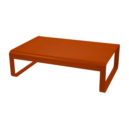 Table basse Bellevie métal orange / Aluminium - 103 x 75 cm - Fermob