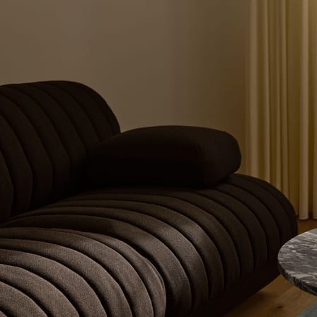 Accessorio  tessuto nero / Cuscino bracciolo dei divani Coltre - Muuto