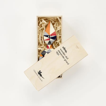 Décoration Wooden Dolls - No. 12 bois multicolore / By Alexander Girard, 1952 - Vitra