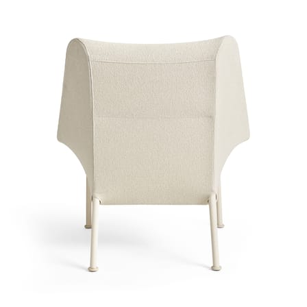 Fauteuil lounge O2 tissu blanc - Hay