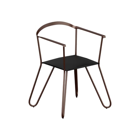 Fauteuil Melissa métal noir - Zeus