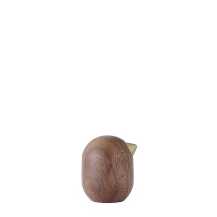 Figurina Little Bird legno naturale / H 3 x Ø 2,5 cm - Normann Copenhagen