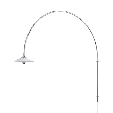 Hanging Lamp n°3 Wall light with plug metal silver / H 135 x W 137.5 cm - valerie objects