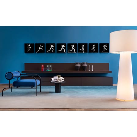 Lampadaire Big Shadow tissu blanc / Ø 94,5 x H 198,5 cm  / Marce Wanders, 1998 - Cappellini