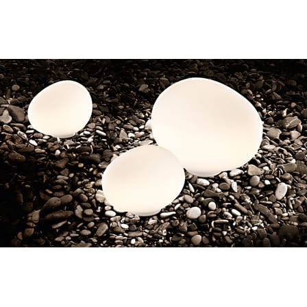 Lampe d'extérieur Gregg XL plastique blanc / L 59 cm - Ludovica+Roberto Palomba, 2008 - Foscarini
