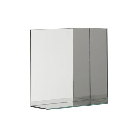 Miroir mural Narciso Medium / Etagère - 55 x 55 x P 22,5 cm - Mogg