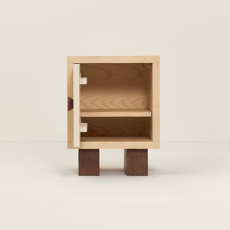 Nachttisch Heju X Nobodinoz holz natur - NOBODINOZ