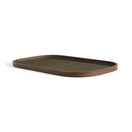 Plateau Second Nature verre vert / 53 x 31 cm - Ethnicraft