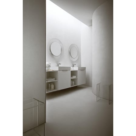 Specchio murale All Saints materiale plastico trasparente / Ø 78 cm - Kartell