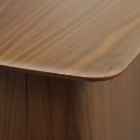 Table d'appoint Wooden Small bois naturel / 31,5 x 31,5 x H 39 cm - Vitra