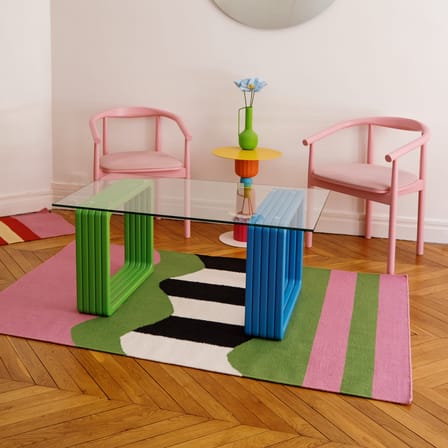 Tapis Vertigo / 180 x 120 cm - Tissé main - COLORTHERAPIS