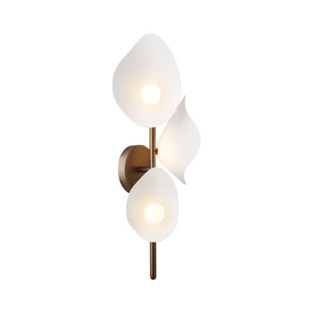 Florii 3 Wall light plastic material white / H 61 cm - NUURA