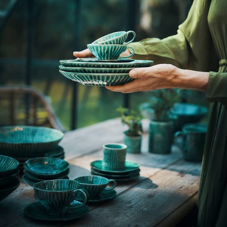 Set de 2 assiettes Verde Lanza / Ø 27 cm - Serax
