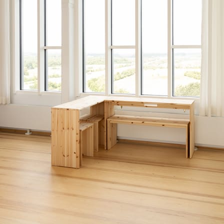 Banc Join-In bois naturel / L 115 cm - KARUP