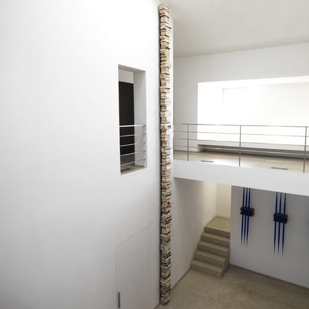 Bibliothèque murale Ptolomeo Wall métal noir / H 210 cm - Opinion Ciatti