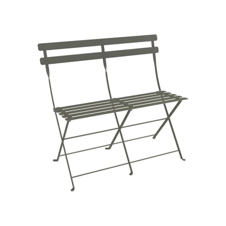 Bistro Banquette extérieure metal green / Folding - 2 seater / L 88 cm - Fermob