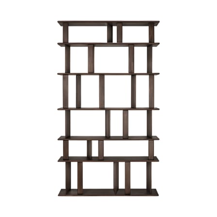 Block Shelf wood brown / W 120 x H 207 cm - Ethnicraft
