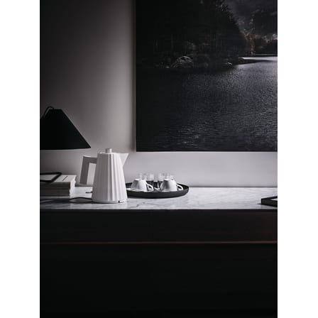 Bouilloire électrique Plissé plastique noir / 1 L - Alessi