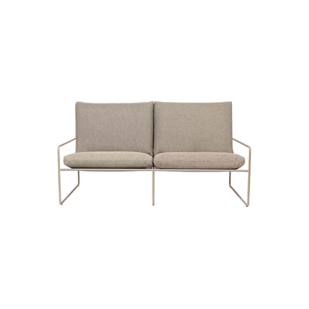 Canapé de jardin 2 places Desert tissu beige / L 156 cm - Ferm Living
