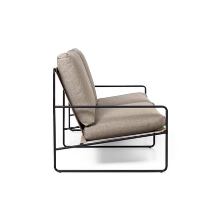 Canapé de jardin 2 places Desert tissu beige / L 156 cm - Ferm Living