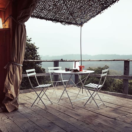 Chaise pliante Bistro métal blanc - Fermob