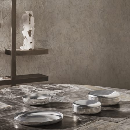 Corbeille Eot - JM17 métal / Jasper Morrison - Ø 24 cm - Alessi