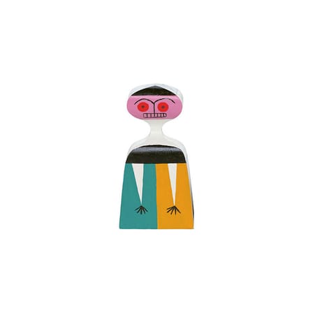 Décoration Wooden Dolls - No. 3 bois multicolore / By Alexander Girard, 1952 - Vitra