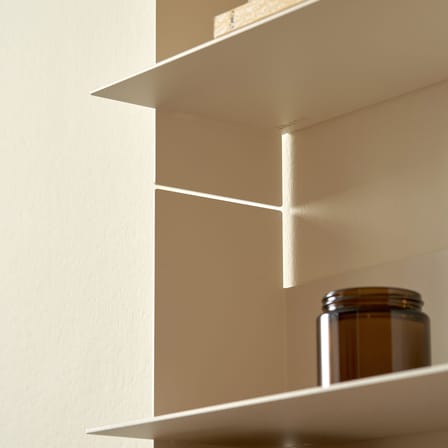 Étagère Pli métal blanc / L 20 x P 15 cm - TIPTOE