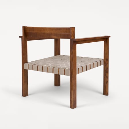 Fauteuil bas Symmetry bois naturel - Frama 