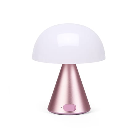 Lampe extérieur sans fil rechargeable Mina Medium LED métal plastique rose / H 11 cm - Lumière colorée - Lexon