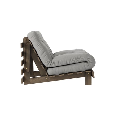 Fauteuil convertible Roots / Dormeuse & lit d'appoint - 3 positions / Structure marron - KARUP DESIGN
