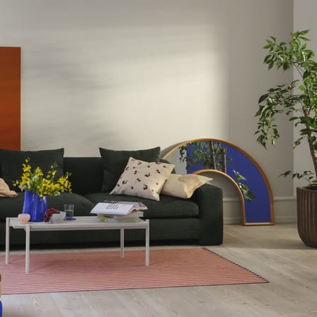 Miroir mural Alva bois naturel / L 139 x H 90,5 cm - BROSTE COPENHAGEN