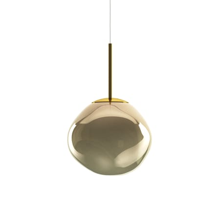 Pendelleuchte Melt Mini plastikmaterial gold / LED - Ø 28 cm / Farbwechsel - Tom Dixon