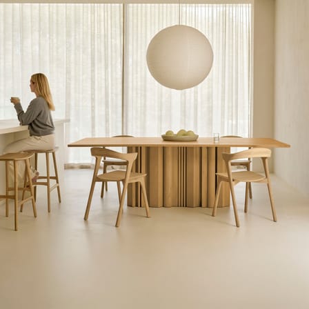 Sequence Rectangular table natural wood / 240 x 110 cm - 10 people - Ethnicraft