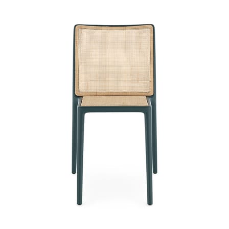 Stapelbarer Stuhl Belvedere Vienna faser grün / INDOOR - Rattan-Geflecht - Kartell