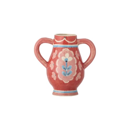 Vase Odina céramique rouge / Ø 11 x H 15 cm - Bloomingville