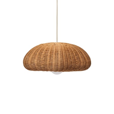 Abat-jour Rivan rotin tressé main - Ø 45 cm - Ferm Living