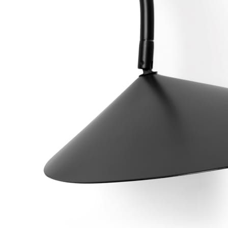 Applique avec prise Arum Swivel métal noir / H 47 cm - Orientable - Ferm Living