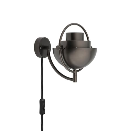 Applique avec prise Multi-Lite métal / Modulable & orientable - Louis Weisdorf, 1972 - Gubi