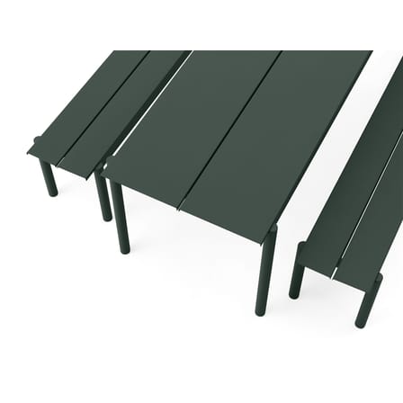 Banc Linear métal vert / L 170 cm - Muuto