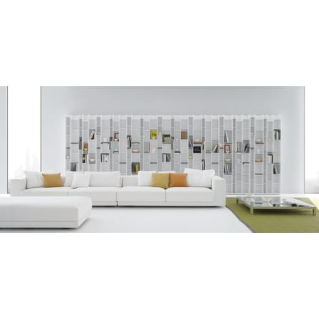 Bibliothèque Random bois blanc / L 81 x H 217 cm - MDF Italia