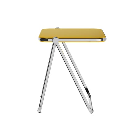 Bureau pliable Platone bois jaune / Giancarlo Piretti, 1970 - 83 x 65 cm - ANONIMA CASTELLI