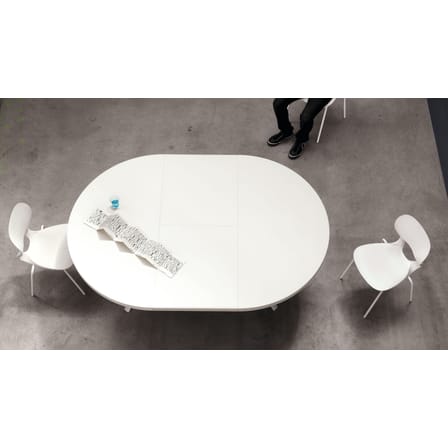 Chaise empilable Pikaia plastique noir - Kristalia