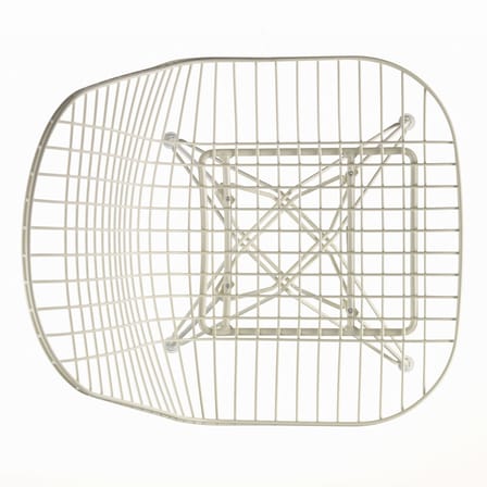 Chaise Wire Chair DKR Colours métal blanc / By Charles & Ray Eames, 1951 - Vitra