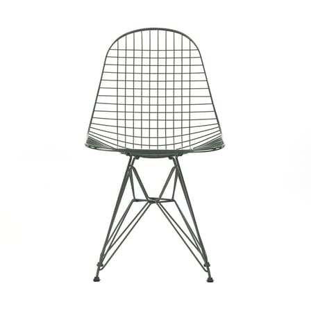 Chaise Wire Chair DKR Colours métal vert / By Charles & Ray Eames, 1951 - Vitra