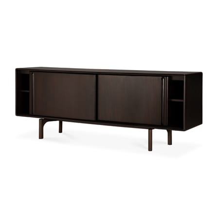 Flow Dresser wood brown / W 224 x H 82 cm - 2 sliding doors - Ethnicraft