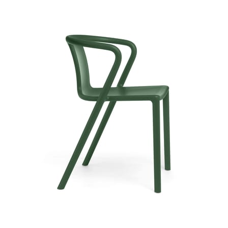 Fauteuil empilable Air-Armchair plastique vert / Jasper Morrison, 2006 - Magis