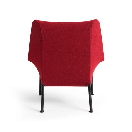 Fauteuil lounge O2 tissu rouge - Hay