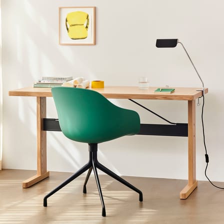 Lampe de bureau Apex Desk Clip / Base étau - Orientable / H 43 cm - Hay