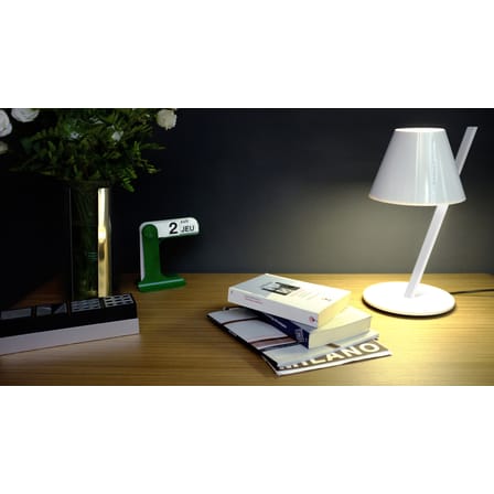 Lampe de table La Petite métal plastique blanc / H 37 cm - Artemide